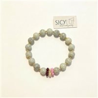 Bracciale Sicylui Donna in Pietre dure 1480BR34-VERDE MILITARE